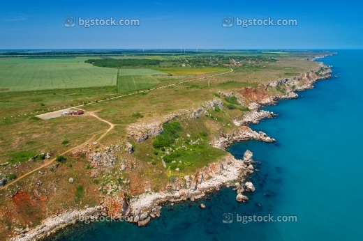 Камен бряг местност Яйлата от дрон